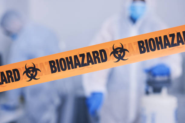Professional Biohazard Cleanup technician working in Fairton, NJ
